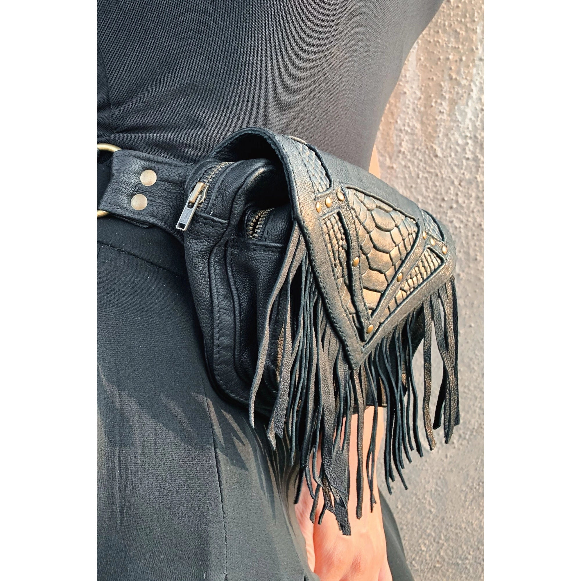 Viola Leather Belt Bag
