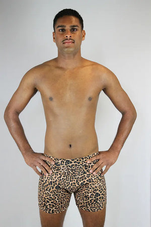 Leopard Men's Hot Shorts
